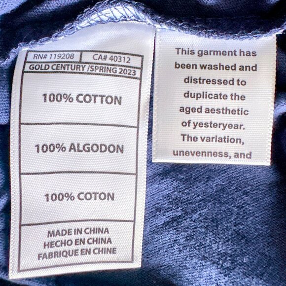 MITCHELL & NESS Men's Navy MLB New York Yankees Color Blocked Tee Size XL NEW - Picture 5 of 5